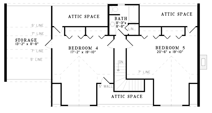 Floorplan for House Plan #316001