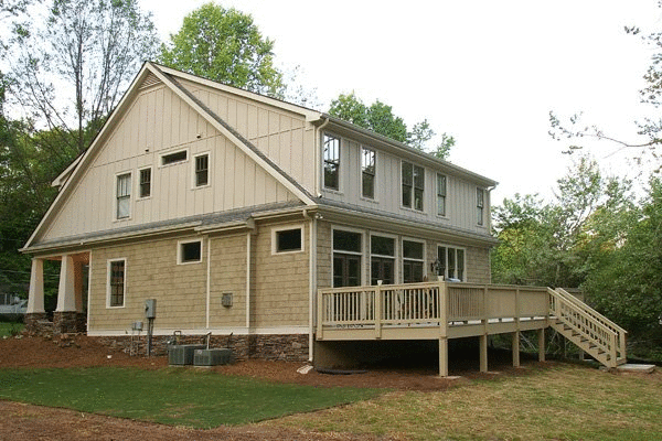 Rear Photo- House Plan #121103