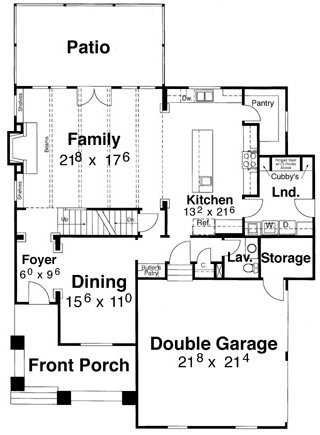 Floorplan for House Plan #121103