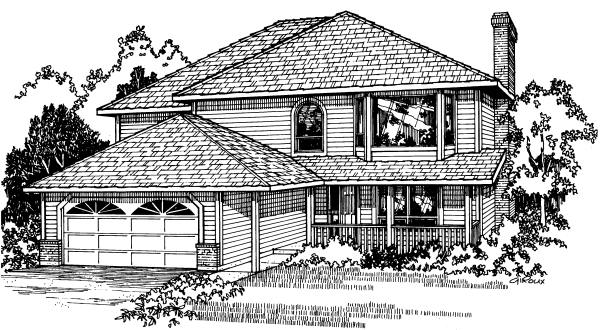 Rendering for House Plan #200927