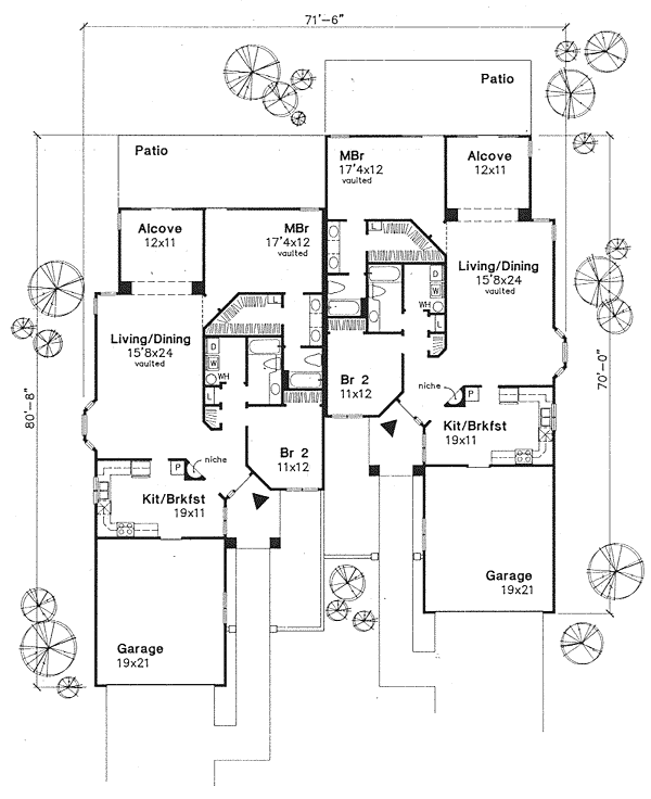 Main Floor Plan for House Plan #294429