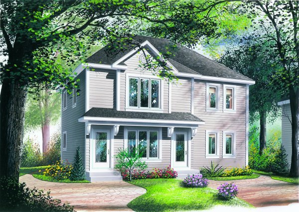 Full Rendering for House Plan #146902