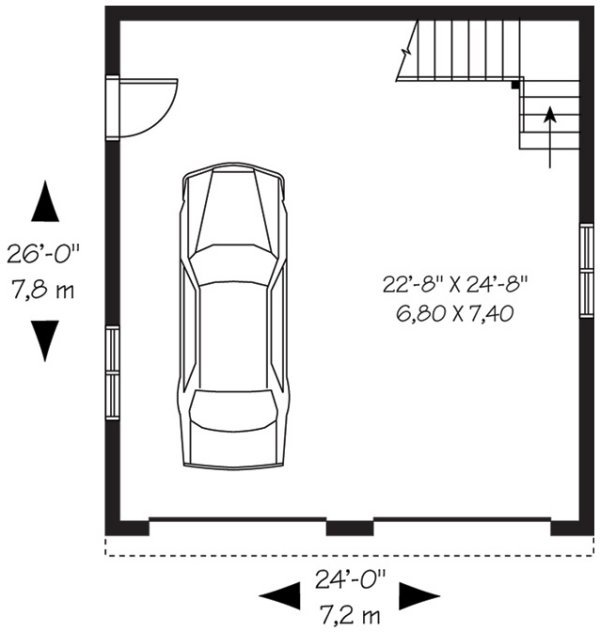 Main Floor Plan for House Plan #149892