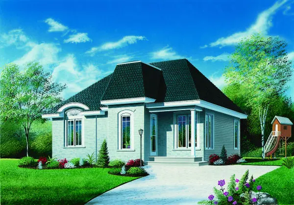 Rendering for House Plan #141212