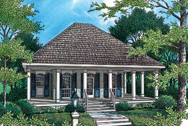 Full Rendering for House Plan #481080