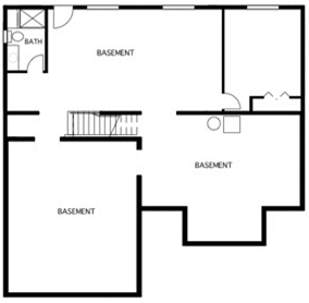 Basement Plan for House Plan #508227