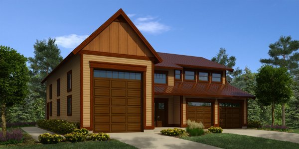 Full Rendering for House Plan #269093