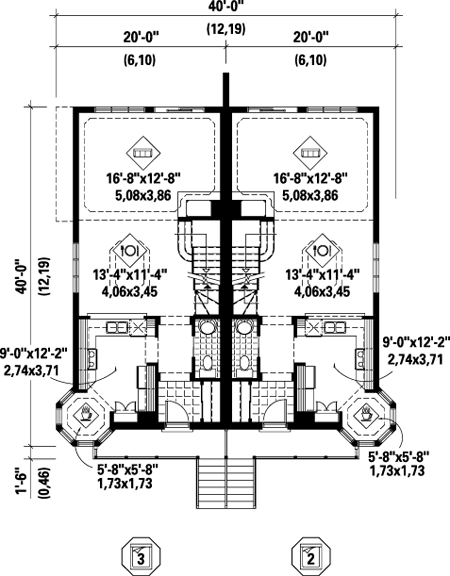 Main Floor Plan for House Plan #176995
