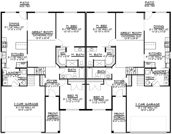 Main Floor Plan for House Plan #750323