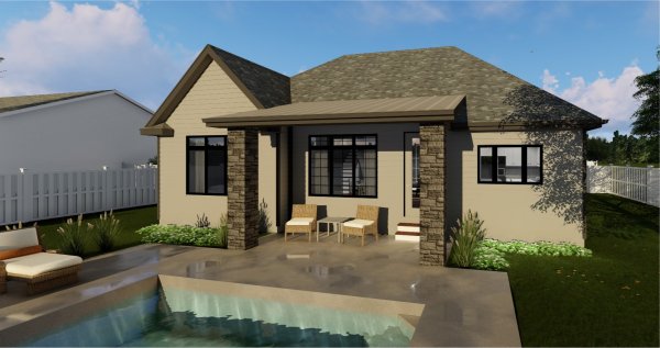 Elevation for House Plan #708781