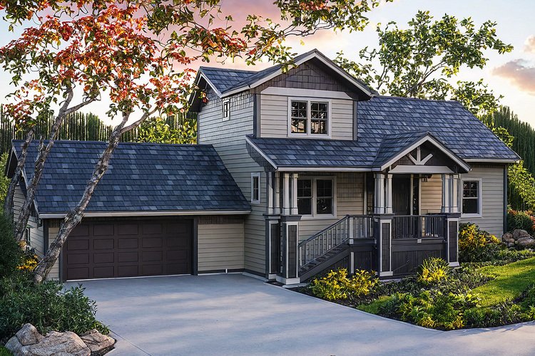 Full Rendering for House Plan #345761