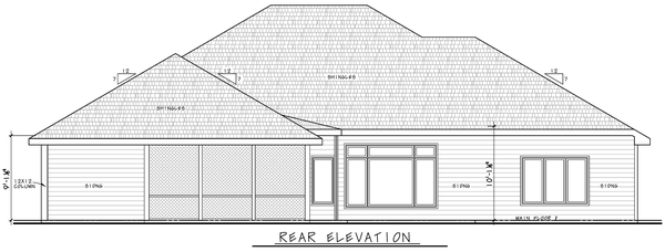 Elevation for House Plan #156932
