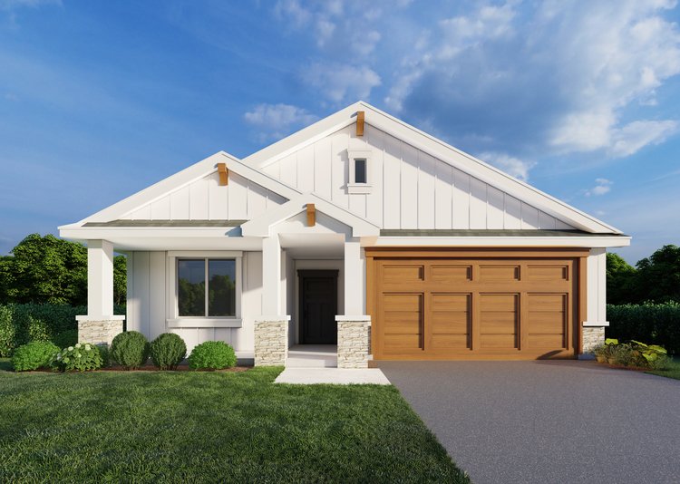 Full Rendering for House Plan #809841