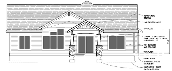 Elevation for House Plan #804241
