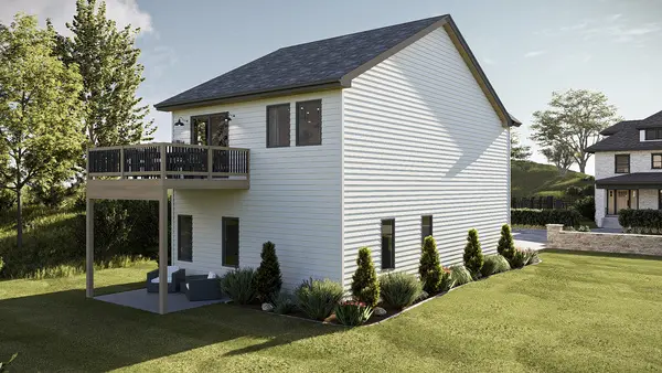 Rear & Left- House Plan #701541