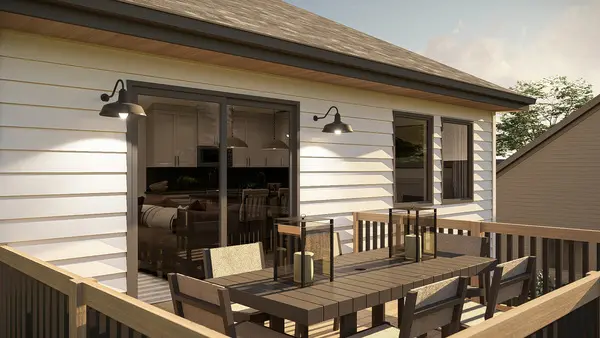 Rear Sundeck- House Plan #701541