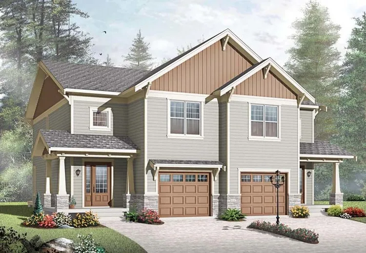 Full Rendering for House Plan #142303