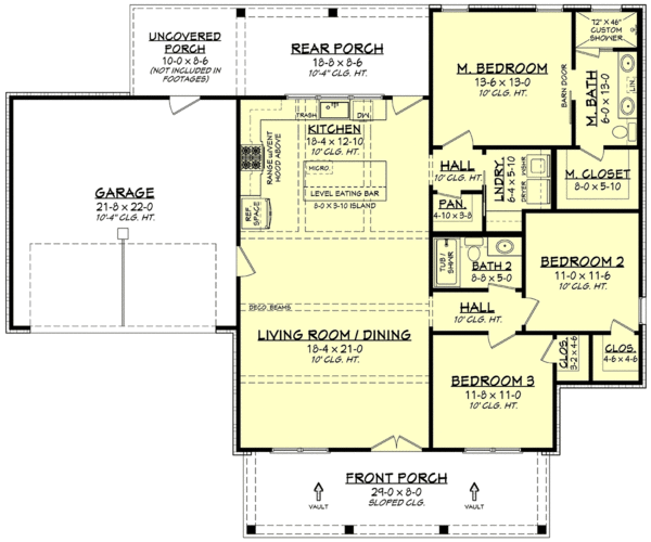 Floorplan for House Plan #309741
