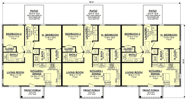 Main Floor Plan for House Plan #301992