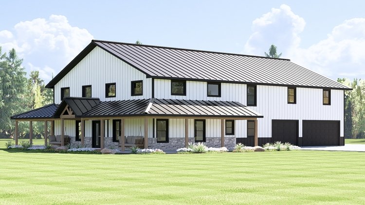 Full Rendering for House Plan #755933