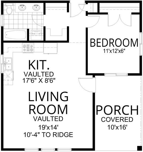 Floorplan for House Plan #801080