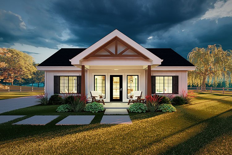 ExteriorPhoto for House Plan #580850