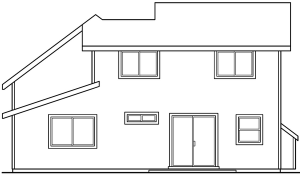 Elevation for House Plan #346941