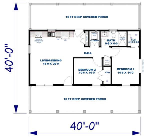 Floorplan for House Plan #431080