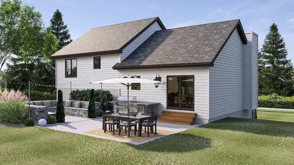 Rear & Left- House Plan #709231