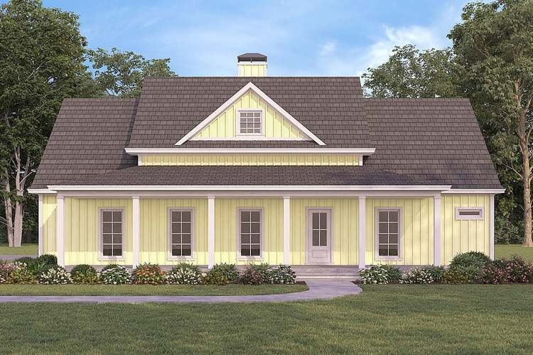 Full Rendering for House Plan #480171