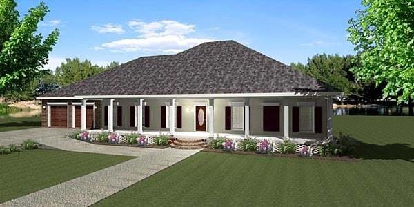 Full Rendering for House Plan #431832