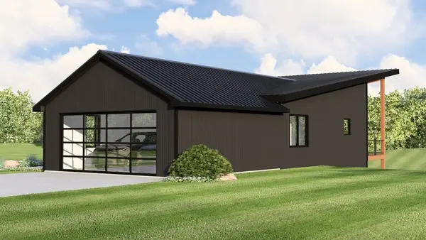 Front & Right- House Plan #759521