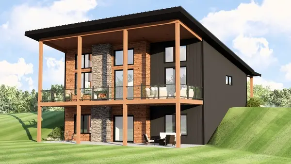 Rear & Left- House Plan #759521