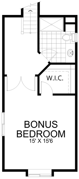 Attic Plan for House Plan #801962