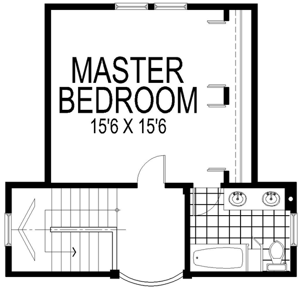 Floorplan for House Plan #807661