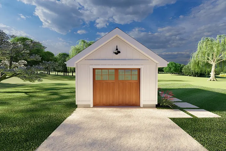 Exterior Front- House Plan #580416