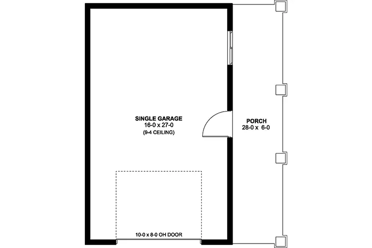 Floorplan for House Plan #580474