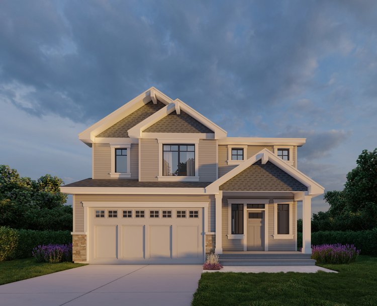 Full Rendering for House Plan #807212