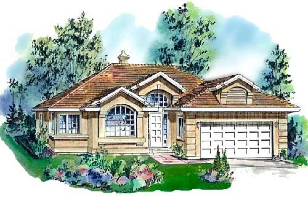 Full Rendering for House Plan #131319