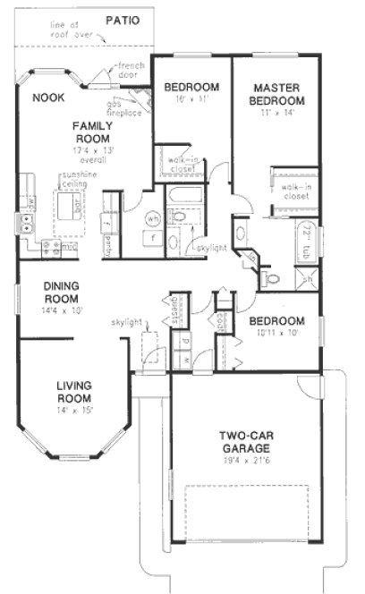 Main Floor Plan for House Plan #134319