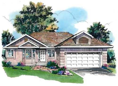 Full Rendering for House Plan #135519
