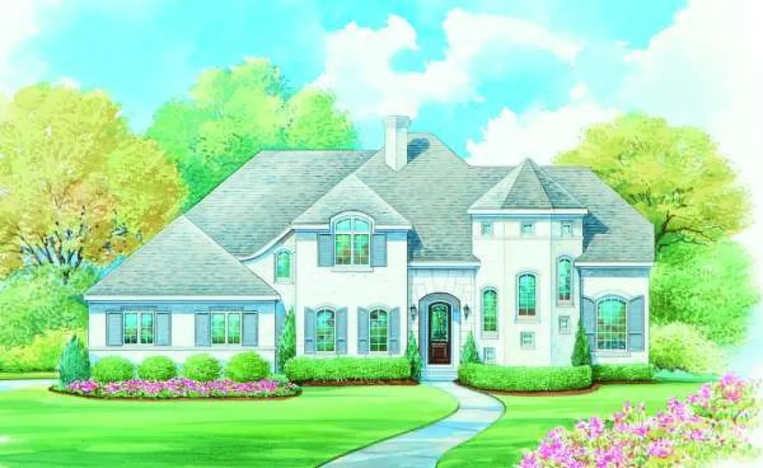 Full Rendering for House Plan #152529