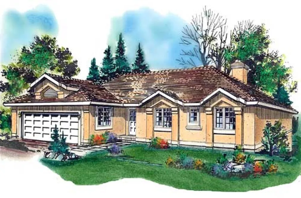 Full Rendering for House Plan #133619