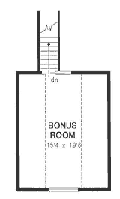 Attic Plan for House Plan #138619