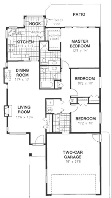 Main Floor Plan for House Plan #137719