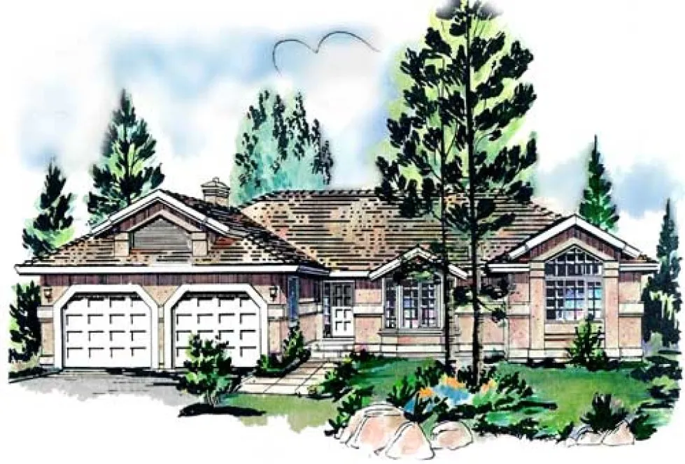 Full Rendering for House Plan #134029