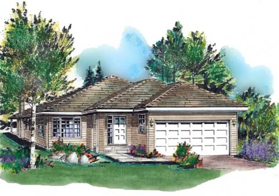 Full Rendering for House Plan #138029