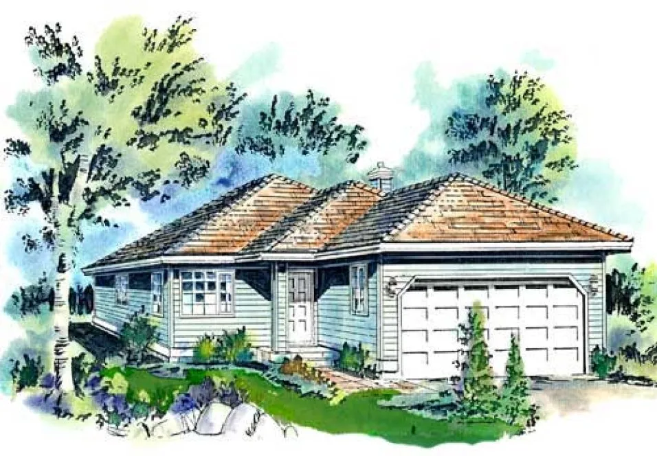 Full Rendering for House Plan #138329