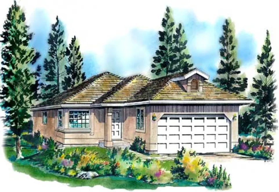 Full Rendering for House Plan #139529