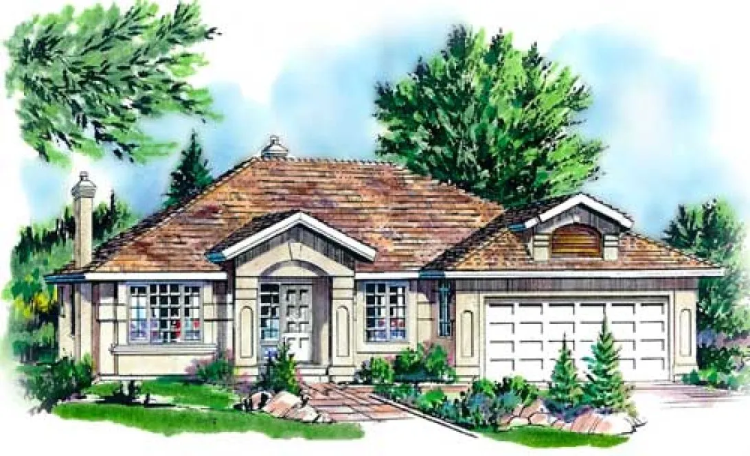 Full Rendering for House Plan #130139